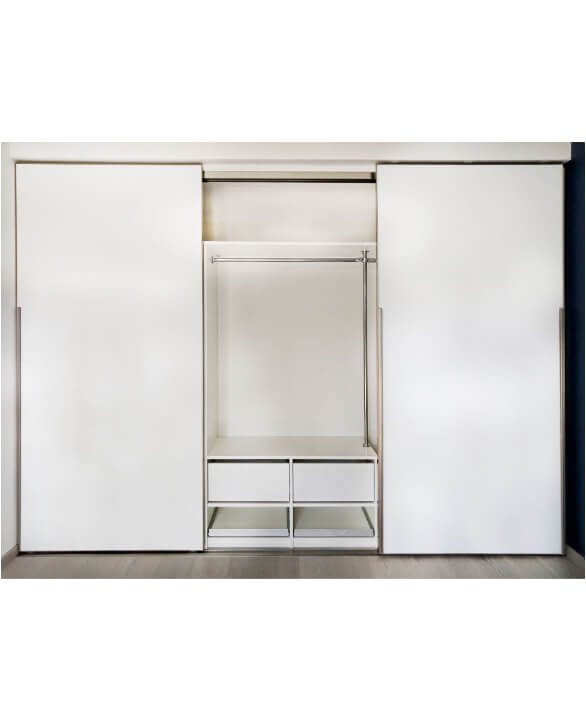 45 liuguksed estetik, sissehitatud kapp magamistoas