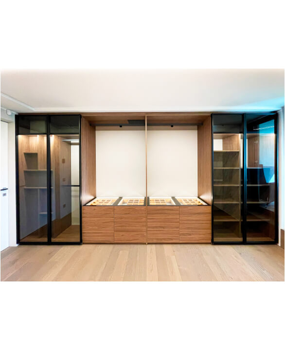 7 riidekapp klaas ustega