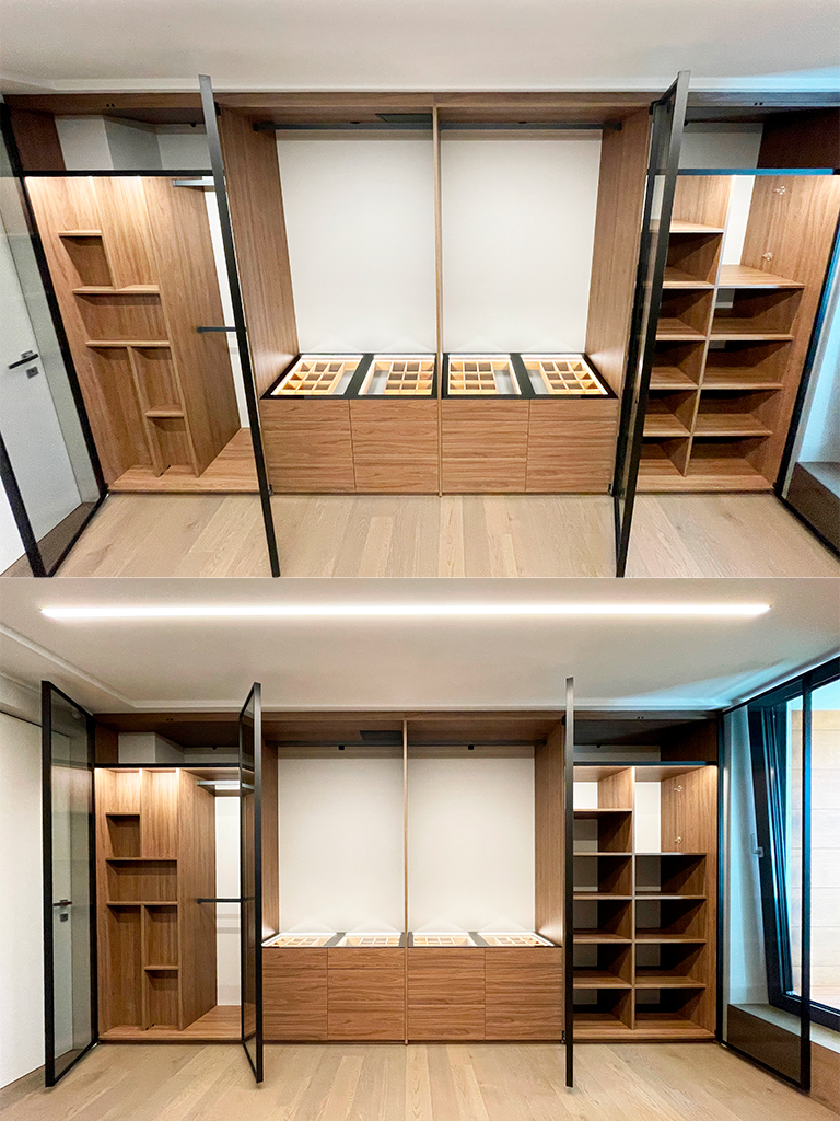 9 sisseehitatud kapp